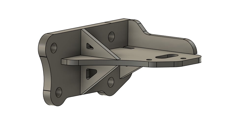 Intech & Barra Steel Engine Brackets
