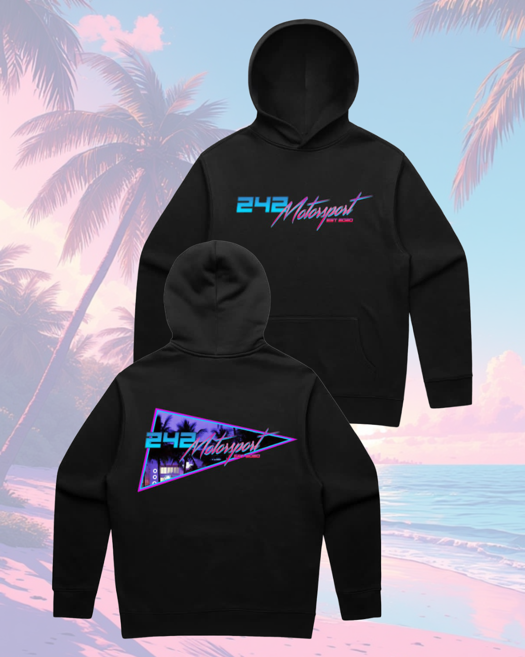 242Motorsport Logo Hooded Jumper