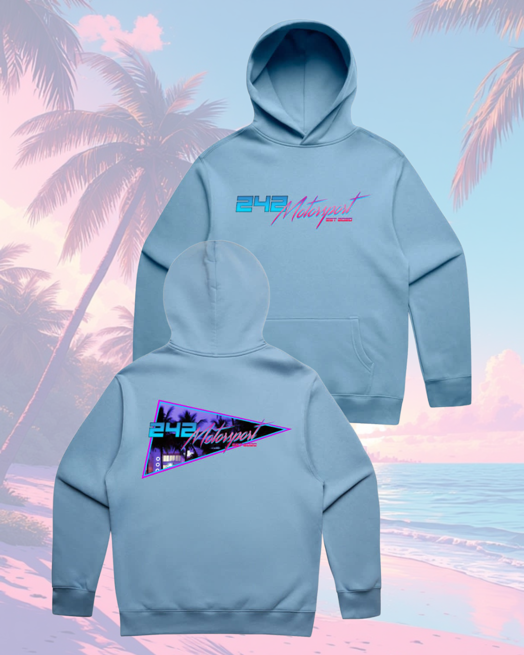 242Motorsport Logo Hooded Jumper