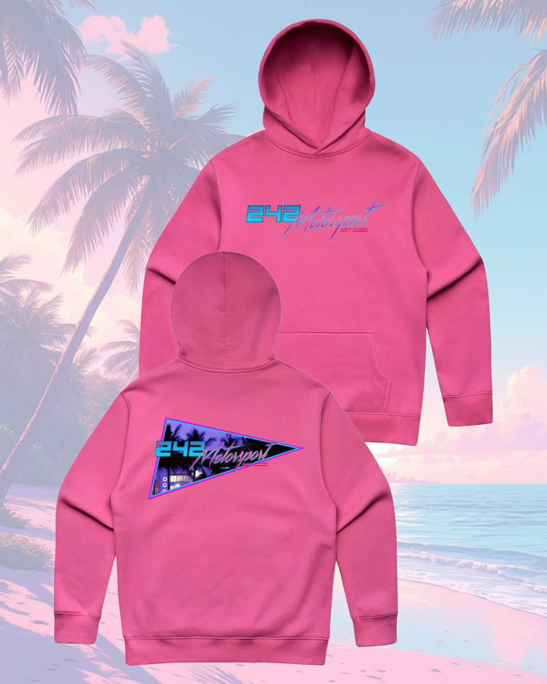 242Motorsport Logo Hooded Jumper