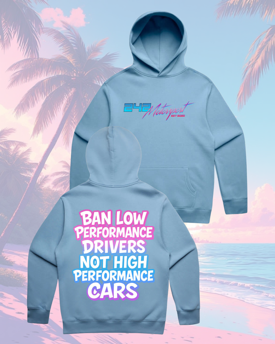 242Motorsport Ban Low Perfomance Hooded Jumper