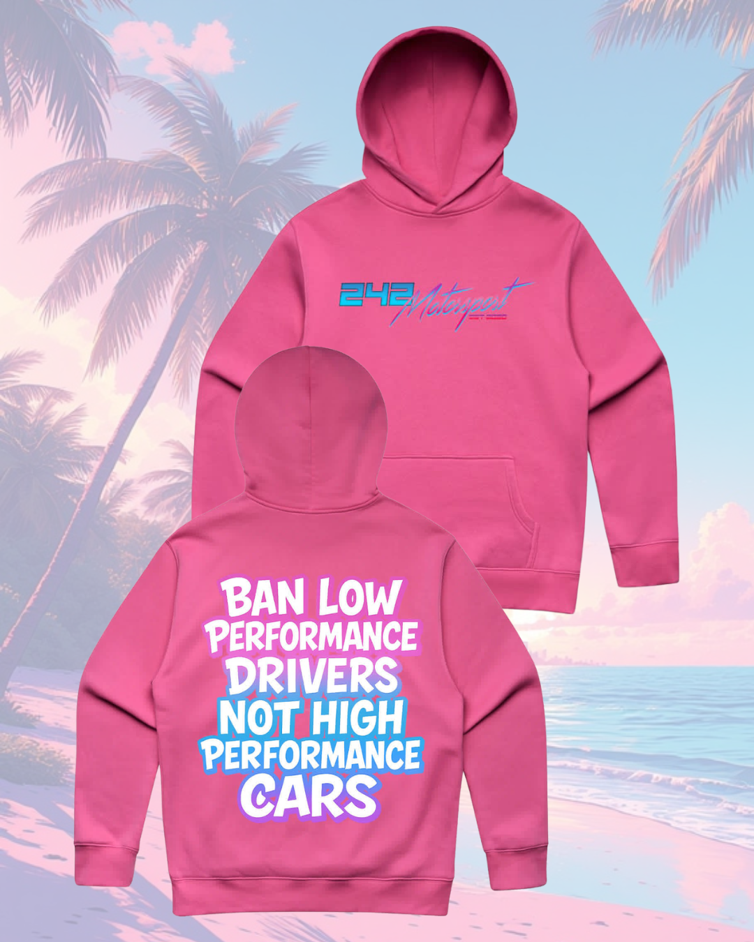 242Motorsport Ban Low Perfomance Hooded Jumper