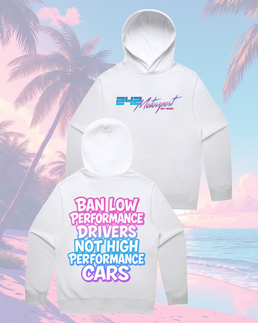 242Motorsport Ban Low Perfomance Hooded Jumper