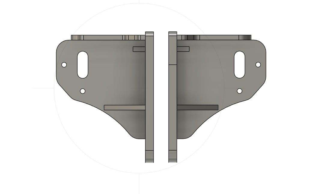 Intech & Barra Steel Engine Brackets